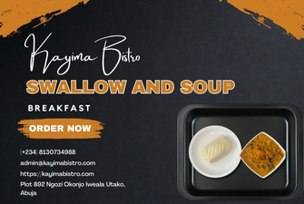 KAYIMA BISTRO Swallow & Groundnut Soup